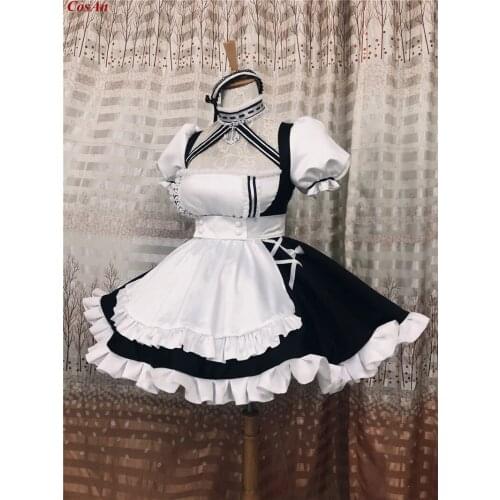 Game Azur Lane HMS Sirius Cosplay Costume Black White Assorted Colors Maid Outfit Activity Party Role Play Clothing Custom-Make