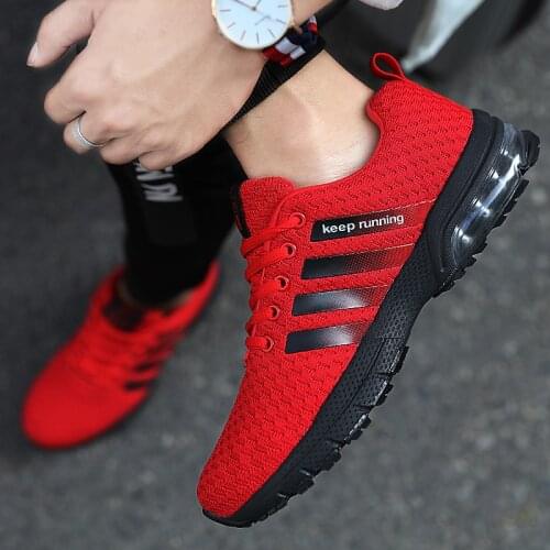 2019 Unisex Sneakers four seasons Running shoes for men adults Breathable Outdoors Sports lace-up female trainers drop shipping