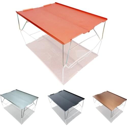 Camping Mini Table Folding Table Small Portable Folding Compact Aluminum Alloy Tables For Home Hiking Camping Mountaineering