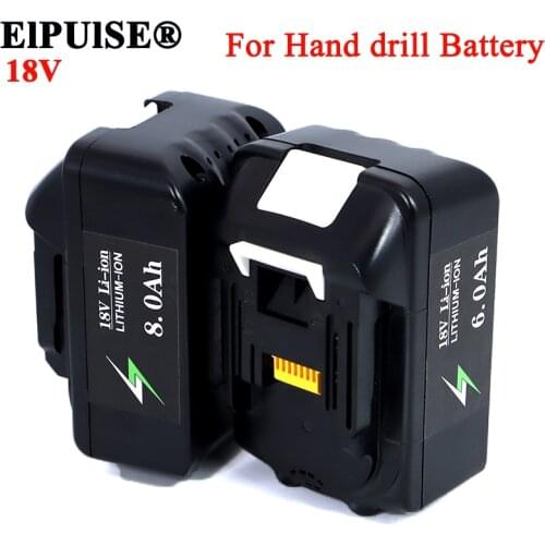 ElPUlSE 18V 6.0Ah 8.0Ah Rechargeable Battery Lithium ion for Makita 18v Electrical Tools batteries BL1830 BL1850 BL1820 BL1860
