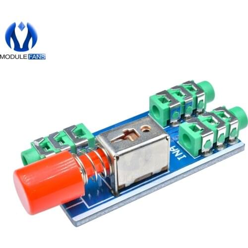 Audio Switching Board A / B TWO Audio Input Block Optional Select Output Type Module Button Switch Output Input Model BOARD