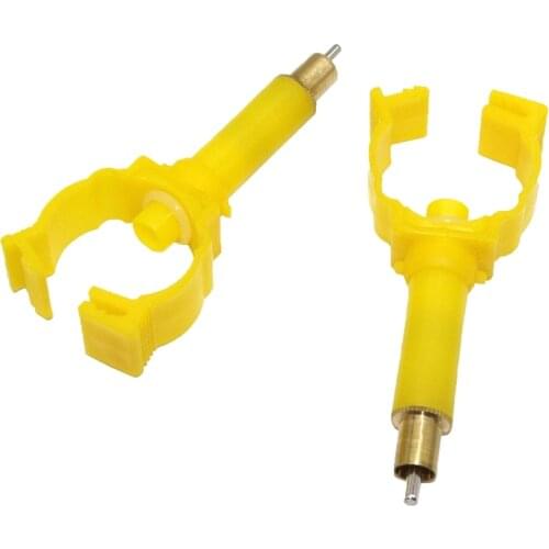 30 Pcs New 25 mm pipe Interface Yellow Rabbit Tools Nipple Rabbit Drinking Fountains Animals tools wholesale