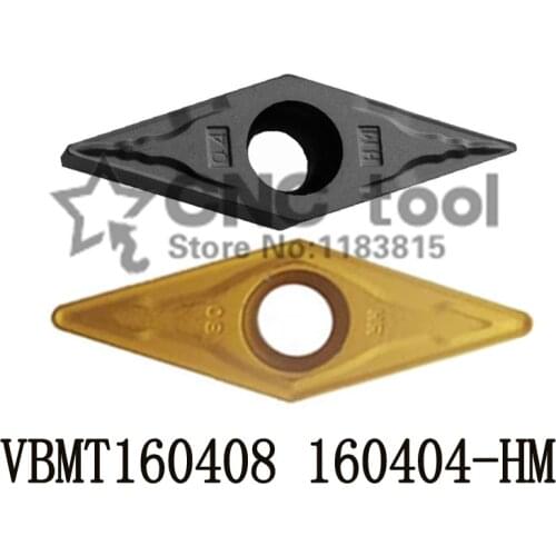 10pcs VBMT160404 160408 Carbide Inserts VBMT160404-HM VBMT160408-HM VBMT160412-HM YBC251 YBG252 Turning Tools CNC Lathe Cutter
