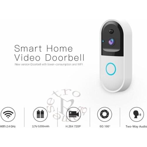 High Performance Smart WiFi Doorbell B50 1080P Video Doorbell Wireless HD Video Intercom Infrared Night Vision Smart Doorbell