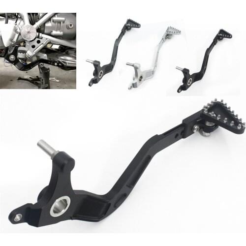 Motorcycle Aluminum Foot Rear Brake Lever Foldable Pedal For BMW R1200GS Adventure 2008 2009 2010 2011 2012 2013