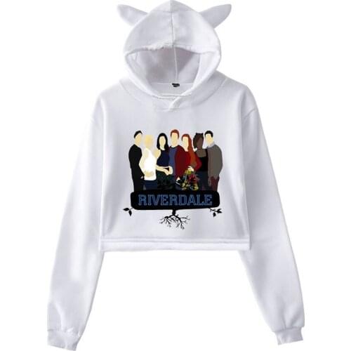 Womens sweatshirt 3D Sweatshirts Hip Hop Women Hat River Valley Town Print Winter sweatshirt with earsThin Hooded Hoody Tops