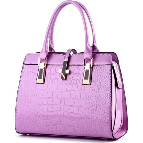 MONNET CAUTHY New Arrival Handbags Fashion Elegant Patent Leather Female Totes Beige Deep Blue Black Khaki Office Ladies Bags