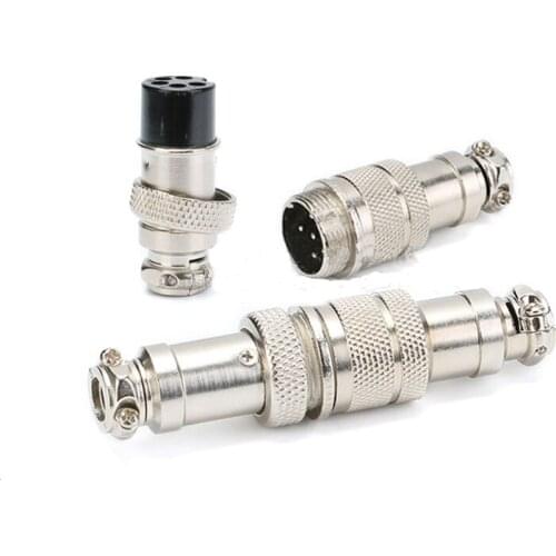 1pc GX16-2/3/4/5/6/7/8P Socket Plug Aviation plug interface Connector kit 16MM