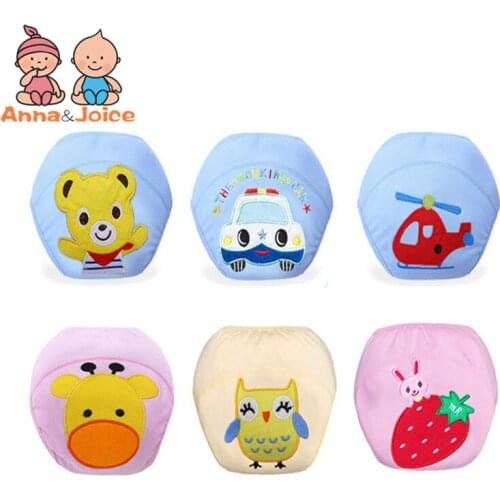 10pcs/Lot Baby Training Pants/Child Cloth Study Pants/Reusable Nappy Cover/Washable Diapers Underwear btrx0004