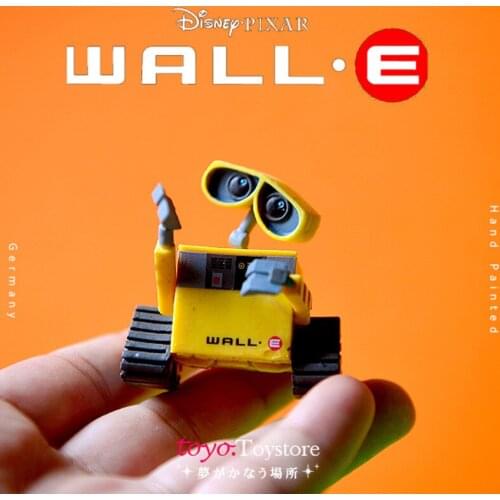 12PCS 4.5CM Authentic Disney robot story Wall-E doll DIY decoration