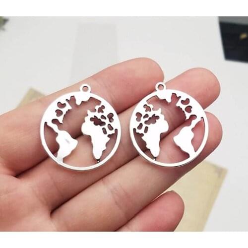 15pcs/lot--31x28mm,World Map cham, Antique silver plated World Map charms,DIY supplies,Jewelry accessories