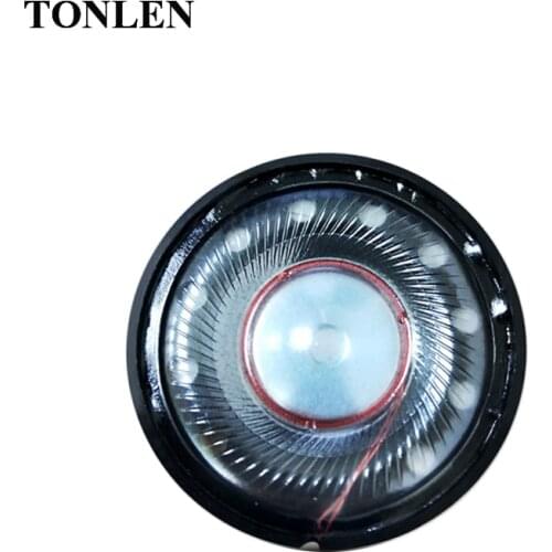 TONLEN Subwoofer Headphones Speakers Accessories 40mm Headset Speaker Nonpaper Diaphragm Full Coverage Earphone Speakers 2pcs