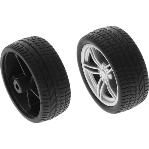 4pcs Simulation Rubber Wheel Tire Wheel Toy Model DIY RC Spare Parts 95AE