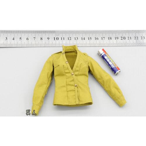 73036 1:6th Soviet Tank Female Lieutenant Uniform Shirt Model for 12"