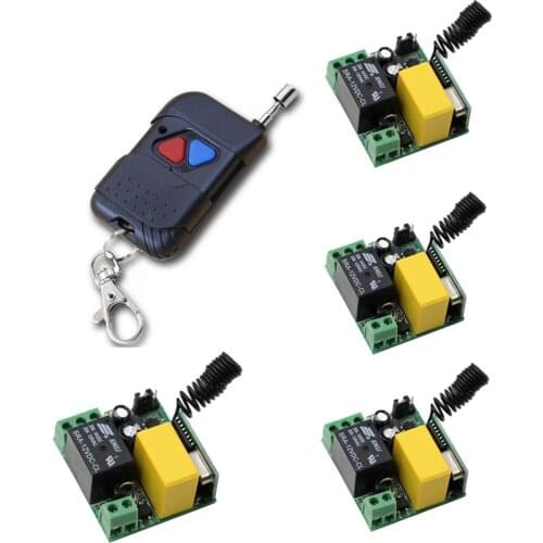 AC220V Wireless Remote Control Switch Mini 1CH Relay Module Receiver Transmitter 315Mhz For Pump Motor Lamp Lights Door