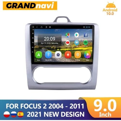 GRANDnavi Android For Ford Focus 2 3 Mk2/Mk3 2004 - 2011 Car Radio GPS Navigation Multimedia Player 2din Autoradio