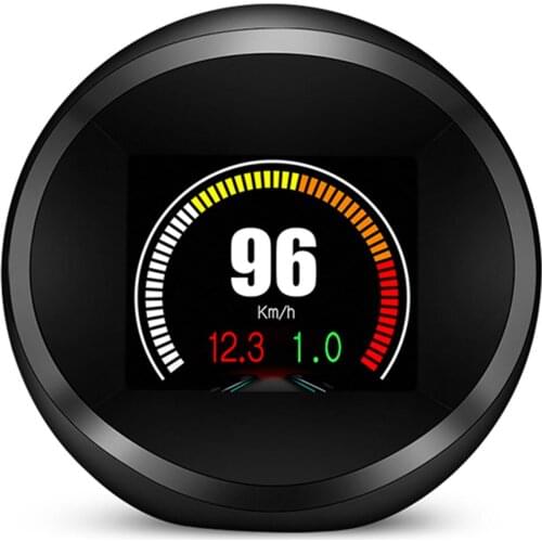 Car Head-up Display Intelligent Universal HD Monitor Digital Odometer Security Alarm Warning System Overspeed Multifunction 2021