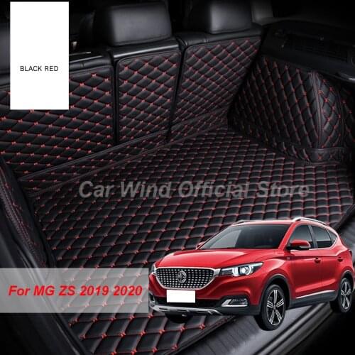 Car Wind Brand Leather Material Car Trunk Mats For For MG ZS 2019 2020 Cargo Liner Accessories