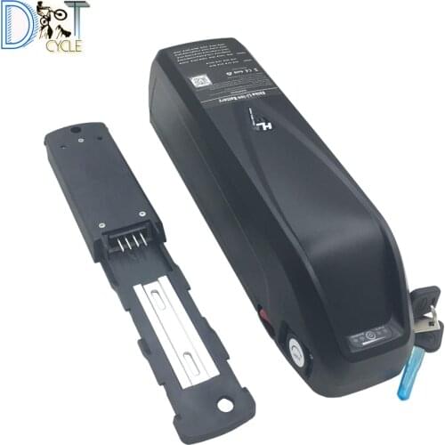 Free shipping 500W 750W 1000W 48V 17.5Ah 52V 17.5Ah 36V 20Ah Hailong jumbo shark down tube Lithium ion battery pack with charger