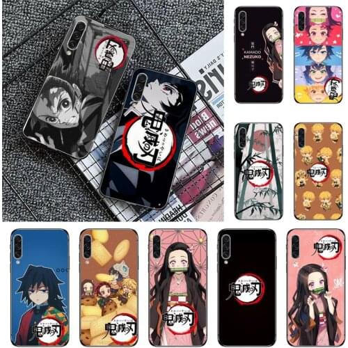 Demon Slayer Kimetsu No Yaiba anime Phone Case For Samsung galaxy A S note 10 7 8 9 20 30 31 40 50 51 70 71 21 s ultra plus