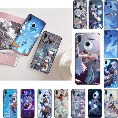 Genshin Impact GanYu Gam Phone Case For Xiaomi Redmi Note10 Pro Note7 Pro 8 Pro 8T Note9 4X 5 Redmi 7 8 8A 9C Poco X3