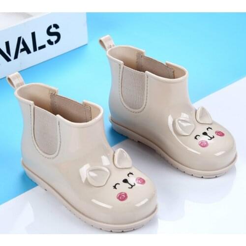 Kids Cartton Rain Boots Girls Boys children Rainboots Loverly Waterproof Non-slip Ankle Lovely Overshoes Water Rubber Shoes