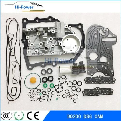 DQ200 0AM DSG Gearbox Accumulate Housing + Transmission Overhaul Gasket Filter Rubber Ring Dirt-proof Cover For Audi 0AM325066AC
