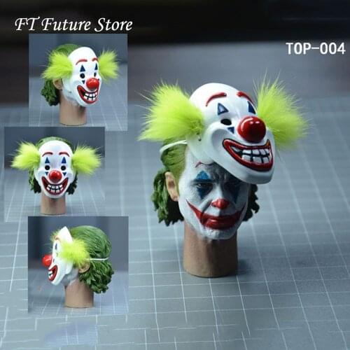 In Stock 1/6 Scale Male PVC Head Joker Joaquin Phoenix Head Sculpt TOP-004 Makeup Ver. Toys for 12" Action Figure Body