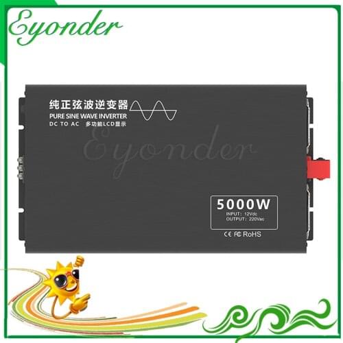 Pure Sine Wave 12v 24v 48v 60v 72v to 110v 120v 200v 210v 220v 230v 240v 5000 watt dc to ac inverter in pakistan power converter