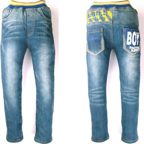 LUCKY CHILDREN FASHION CLASSIC Jeans For Teenagers Boys