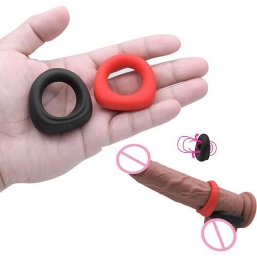 Newest Cock Penis Dick Ring Silicone Soft Adult Porn Erotic Sex Toy For Men Male Couple Time Delay Extended Ejaculation Cockring