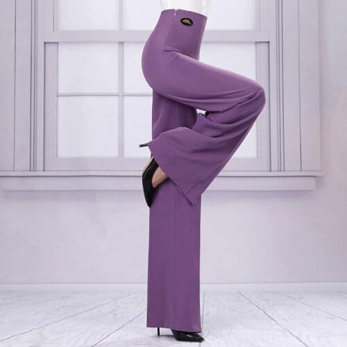 NEW DESIGN !! Ballroom Dance Pants Ladys Tango Waltz Dancing Costumes Wome Competition Clothes