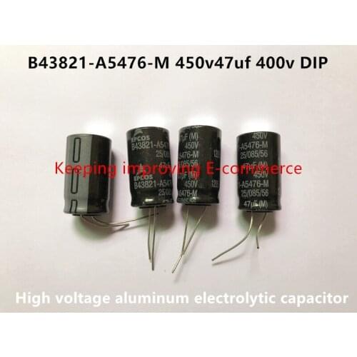 Original new 100% B43821-A5476-M 450v47uf 400v DIP high voltage aluminum electrolytic capacitor (Inductor)
