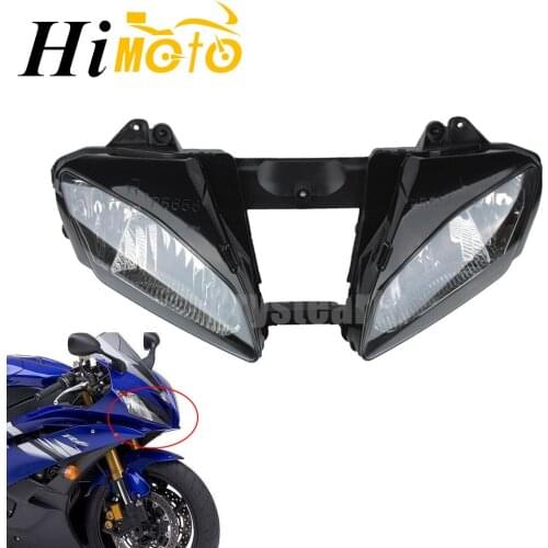 Motorcycle Racing Front Light Headlight Head Lamp Headlamp Assembly Housing Kit For Yamaha YZFR6 YZF R6 YZF-R6 2006 2007 06 07