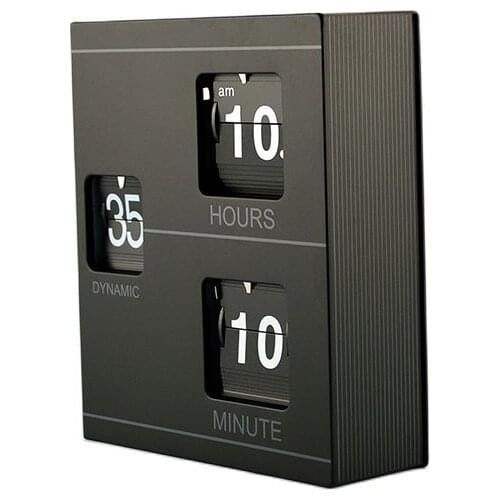 Retro Book Flip Clock Digital Table Clock Bedroom Desk Watch Black and White Creative Clocks Birthday Gift Horloge Home Decor