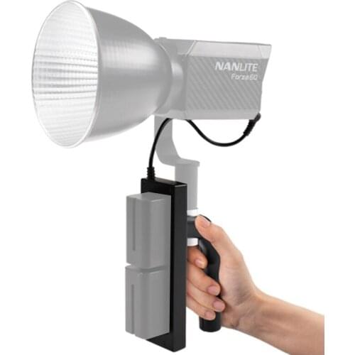 Handheld Battery Grip handle For Nanguang Nanlite 60w Forza60 Photography lights