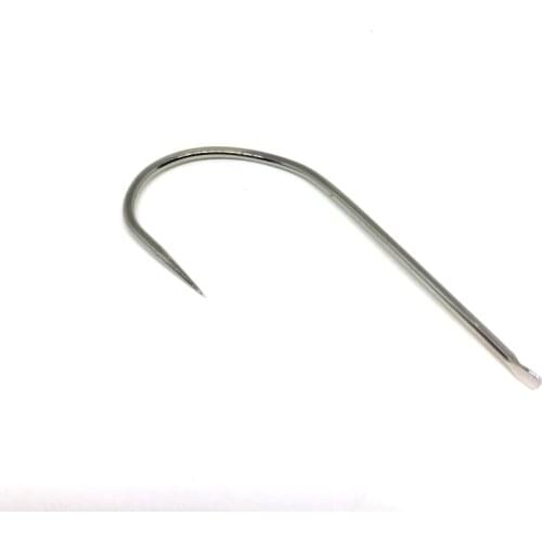300pcs/lot Large Size Long Handle None Barbed Flat Jig Head Fishhook Anchor Fishing Hook Tackles Pesca Peche Pescaria Anzol