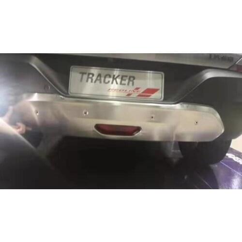 Car-styling stainless steel for Chevrolet Trax Tracker 2019 2020 metal front + rear bumper bottom guard protector accessories