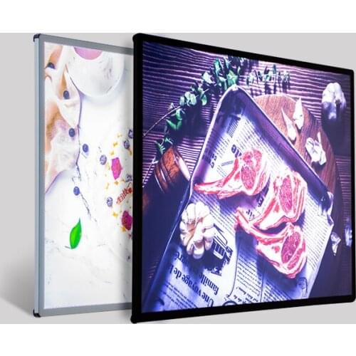 A4 hotel led menu board advertising menu back light picture frames
