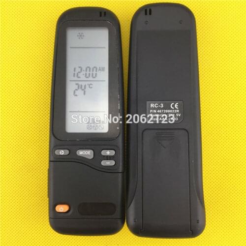 Air Conditioner Universal Remote Control Suitable for YORK Electra Airwell Emailair RC-4 RC-3 RC-7 Electra DAEWOO NO SETTING