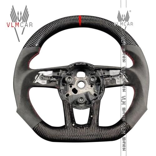 Private custom Audi carbon fiber steering wheel/trims for A3/A4 Alcantara