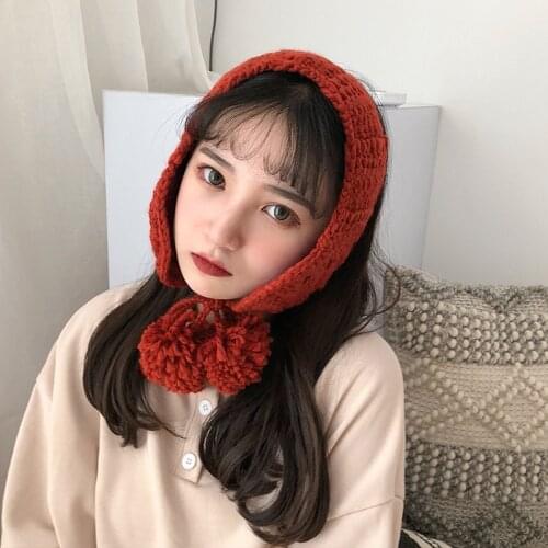 High Quality Outdoor Women Fashion Winter New Knitted Earmuffs Warm Earmuffs of The Cute Ear Warm Female Girl Vacation Earmuffs