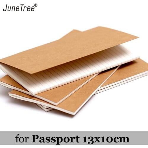 Refillable Paper Travelers Notebook Filler Papers Journal Dairy Inserts Refill Paper pack diary journal Sketchbook Planners
