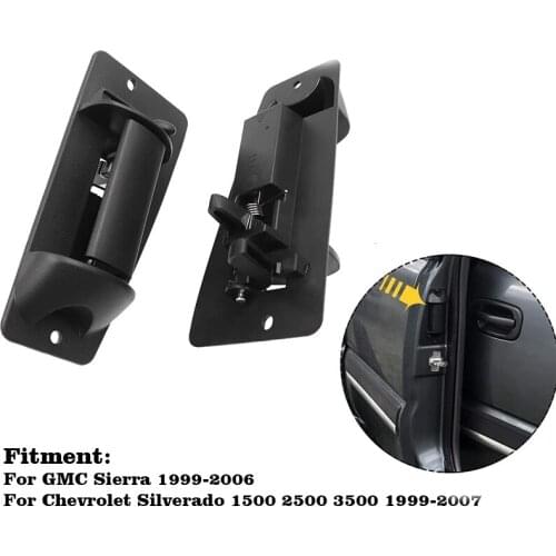 1 Pair Rear Extended Cab Door Handle Fit For GMC SierraChevrolet Silverado 1500 2500 3500 99-07 15758172 15758171