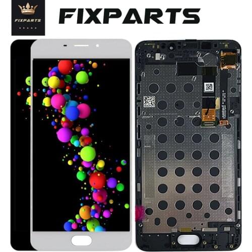 100% Tested 1920x1080 Meizu M3E LCD Display Touch Screen Digitizer Assembly With Frame Replacement For 5.5" Meilan E Display