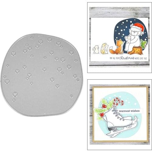 2021 New Background Hole Metal Cutting Dies For DIY Craft Making Greeting Card and Paper Scrapbooking Album No Clear Stamps Sets