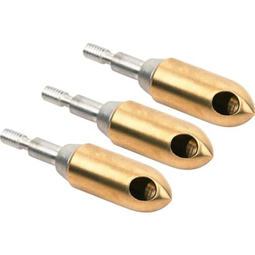 3PCS Copper Whistling Arrowhead Cloud Arrow Alarm Sounding Broadheads Signal Whistle Arrowhead Sturdy Bow Accessories for Outdoo