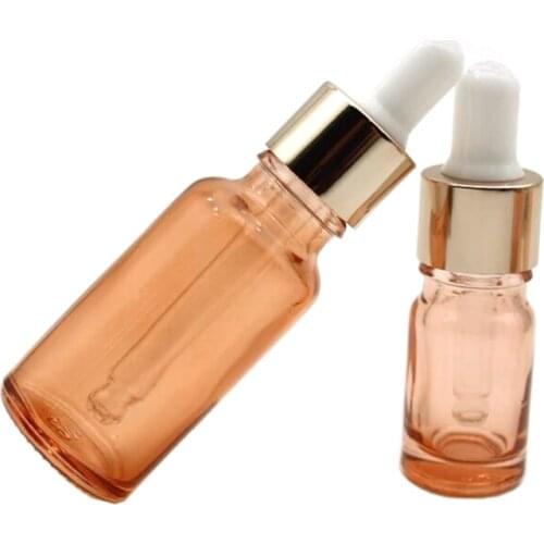 5/10/30/50PCS 5ml 10ml 30ml 50ml Glass Dropper Bottles Translucence Essential Oil Bottles With Glass Pipettes 10CC 15CC 30CC