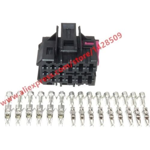 5 Sets 15 Pin Auto Car Computer Board Connector Plug ECU Socket For VW 1J0 962 615 1J0962615