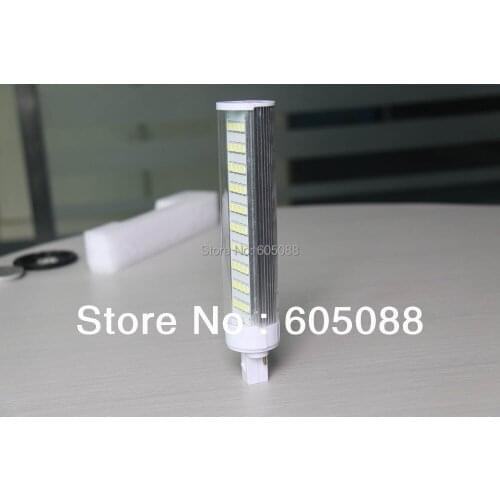 9w g24 led plug in tube lamp,300degree rotatable,white color,830lm,clear lens,ac100-240v,50pcs/lot promotion,DHL free shipping